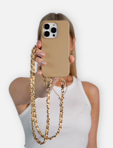 Nude Rosevine Phone Strap